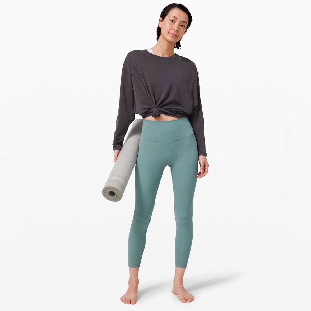 Lululemon Wunder Under High-Rise Tight 25" *Luxtreme Tidewater Teal Size 8